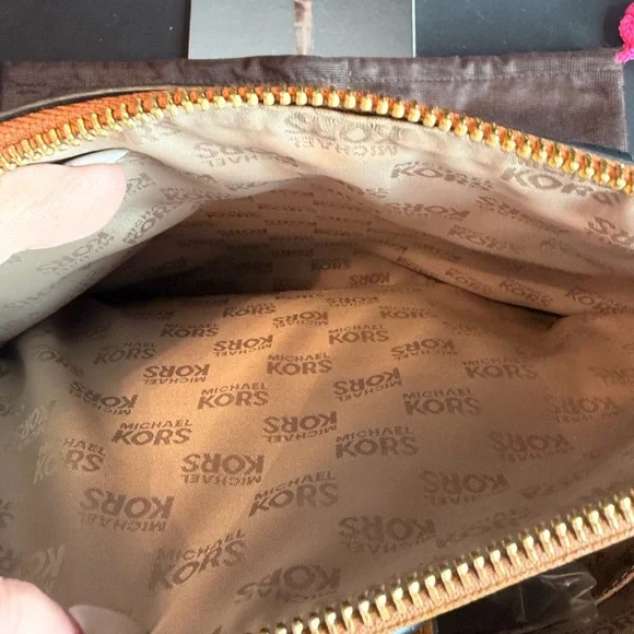 Michael Kors Tricolor Satchel in Black, White, and Tan - Picture 9 of 10